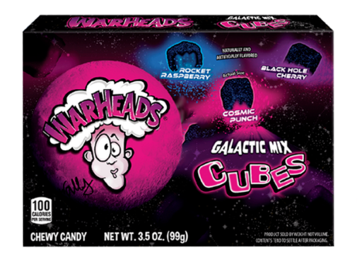 Warheads Galactic cubes theatre box 12x99gr