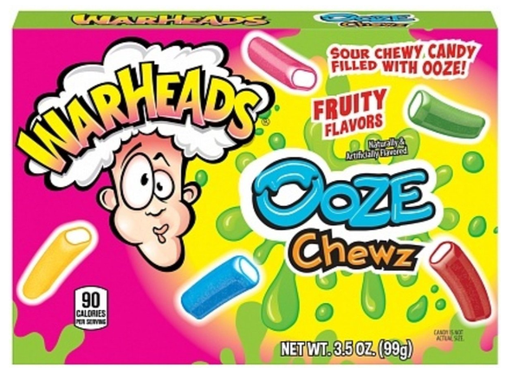 Warheads Ooze Chews Theatre Box 12x99g