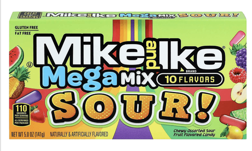 Mike and Ike Mega Mix Sour 141gx12