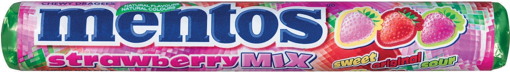 Mentos Roll Strawberry Mix (38g x 40)