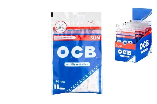 OCB Filters Slim adhesive 6mm 120pcs/10pcs