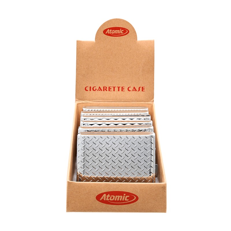 Cigarette Case with Clip Metal Embossed  DP/6