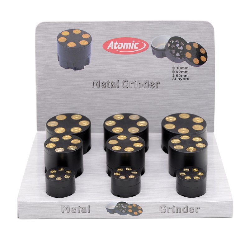 Grinder Revolver Drum 3 Parts ø30+ø42+ø52mm Black DP/9