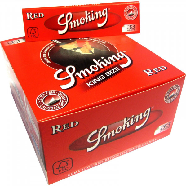 SMOKING KS RED x50 (GX)