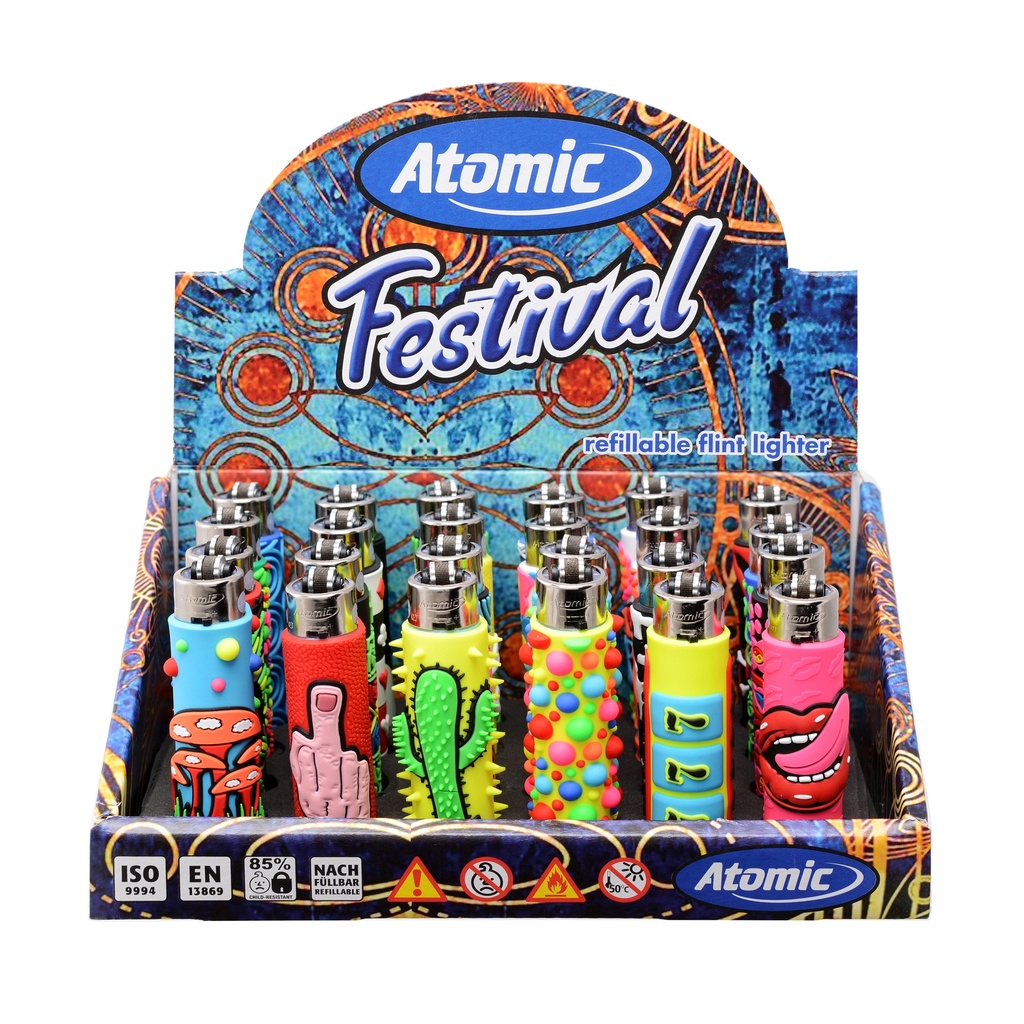 Festival Lighter Silicone New Maria (24 stuks)