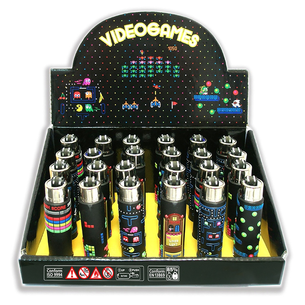 Festival Lighter Silicone Videogames (24 stuks)