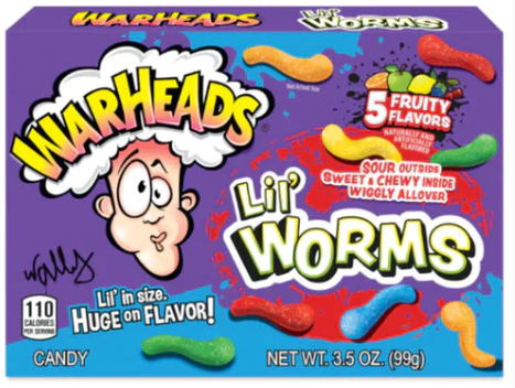 [WAR003] Warheads Lil Worms 12x99g