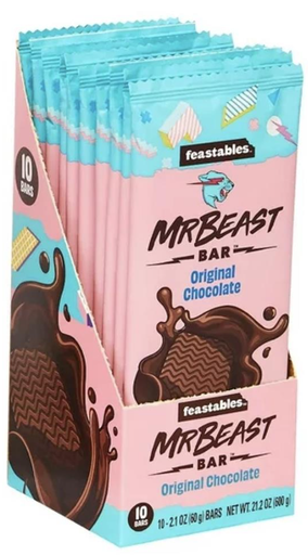 [MRB004] MrBeast Tablet Original Chocolate 10x60g