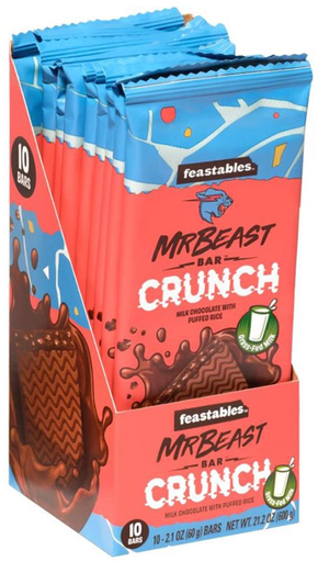 [MRB003] MrBeast Tablet Milk Crunch 10x60g