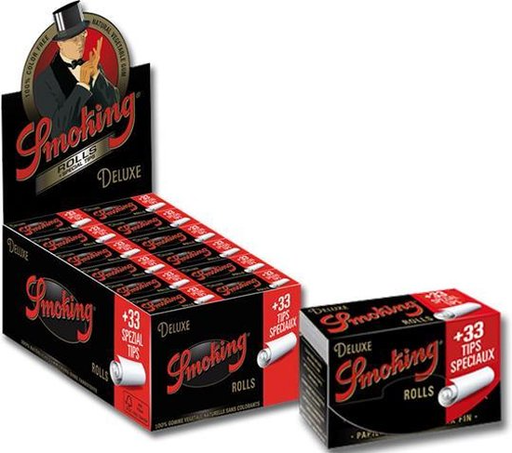 [SM061BE] SMOKING DELUXE ROLLS + TIPS x24 (BE)