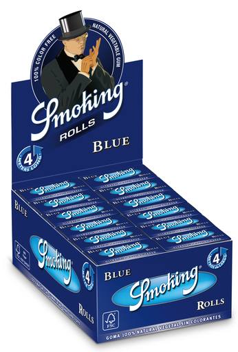 [SM040GX] SMOKING BLUE ROLLS x24 (GX)