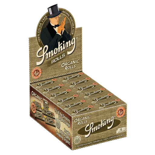 [SM044GX] SMOKING ORGANIC ROLLS x24 (GX)