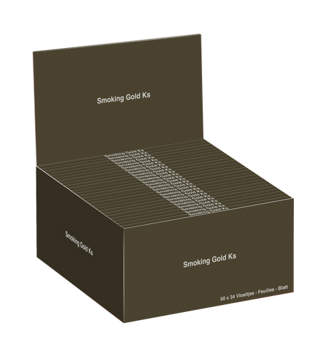 [SM004BE] SMOKING KS GOLD x50 (BE)