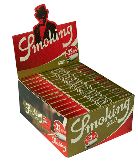 [SM005BE] SMOKING KS GOLD + TIPS x24