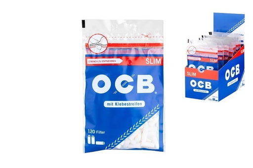 [OCB019] OCB Filters Slim adhesive 6mm 120pcs/10pcs