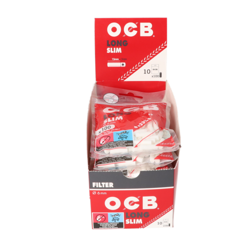 [OCB020] OCB Filters long 6mm 100pcs/10