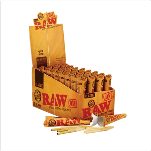 [RAW024] Raw Classic Cones 6 Pack 1/4 BOX/32