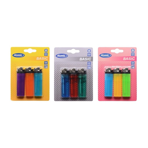 [5870301] Flint Lighter SF 3pc Blister DP/84