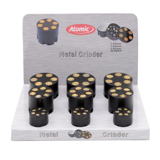 [0212473] Grinder Revolver Drum 3 Parts ø30+ø42+ø52mm Black DP/9