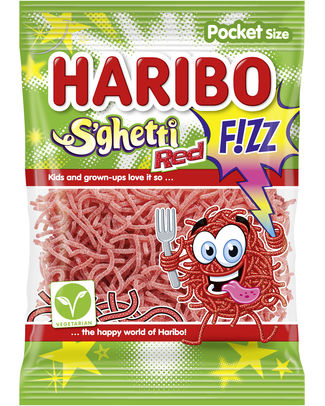 [HAR006] Haribo  Spaghetti Red Fizz (28 x70g)