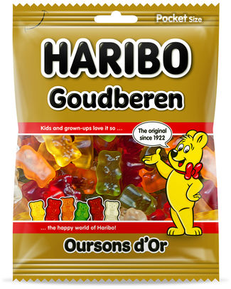 [HAR009] Haribo  Goudberen (28x 75g)